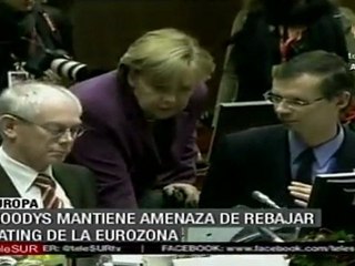Moody's mantiene bajo observación la deuda de la eurozona