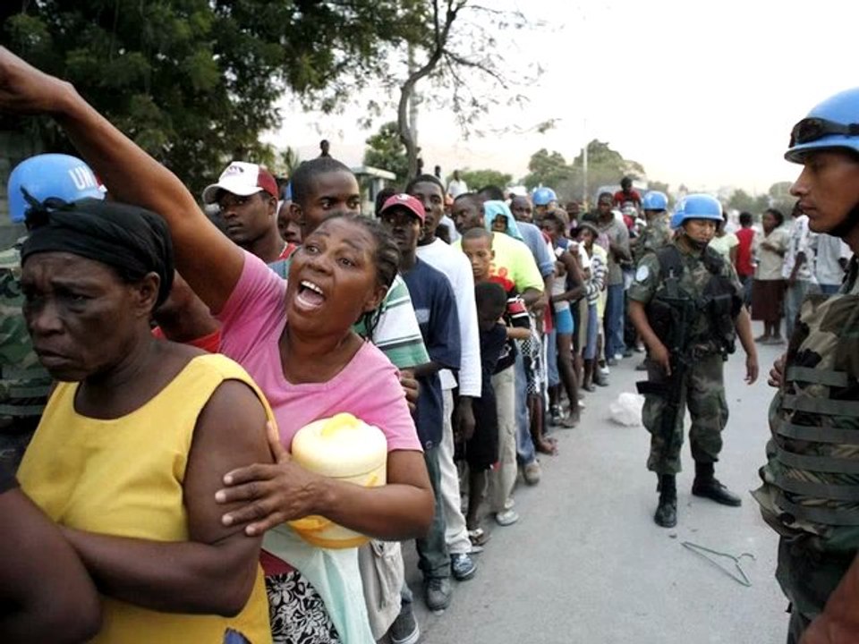 Haiti earthquake audio-slideshow