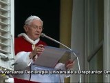 Papa: „Primul dintre toate drepturile este cel la viaţă”