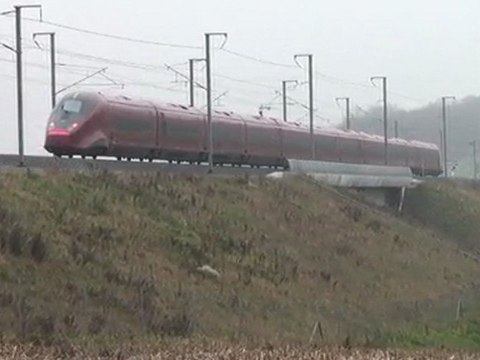 AGV en essai sur la LGV Rhin-Rhône