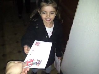 Sarah a une lettre du pére noël