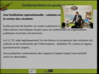 Le progiciel EvalTo : pour évaluer l’impact de l’activité touristique sur son territoire - José Pierre CHOLVY, expert CCTD