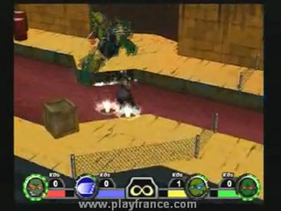 Teenage Mutant Ninja Turtles : Mutant Melee (PS2) - Démonstration du jeu