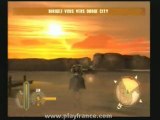 Gun (PS2) - Une phase de jeu à cheval.