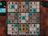 Go! Sudoku (PSP) - Partie en mode facile.