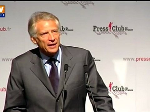 2012 : Dominique de Villepin veut réformer les institutions