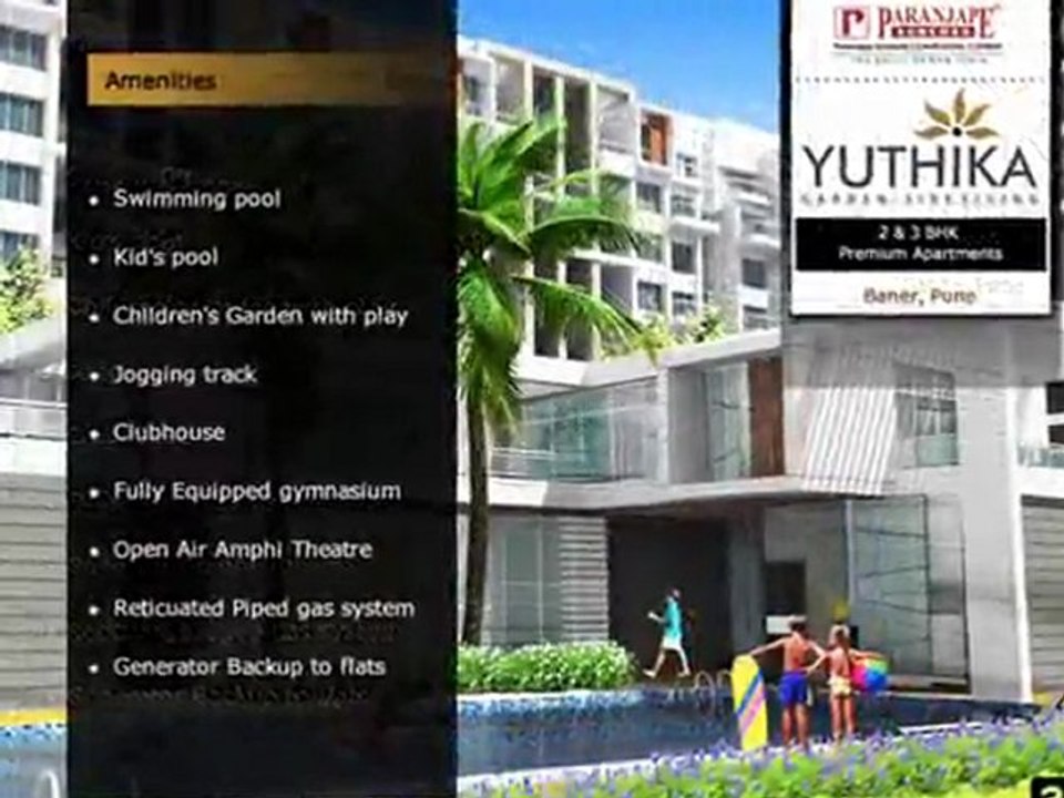 Paranjape Yuthika - 2 & 3 BHK Luxurious Apartments in Baner