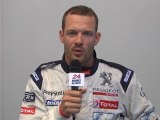 24 Heures du Mans 2011, interview de Alexander Wurz pilote Peugeot 908 n°7