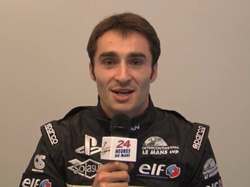 24 Heures du Mans 2011, interview de Franck Mailleux pilote de l'ORECA 03 Nissan n°26