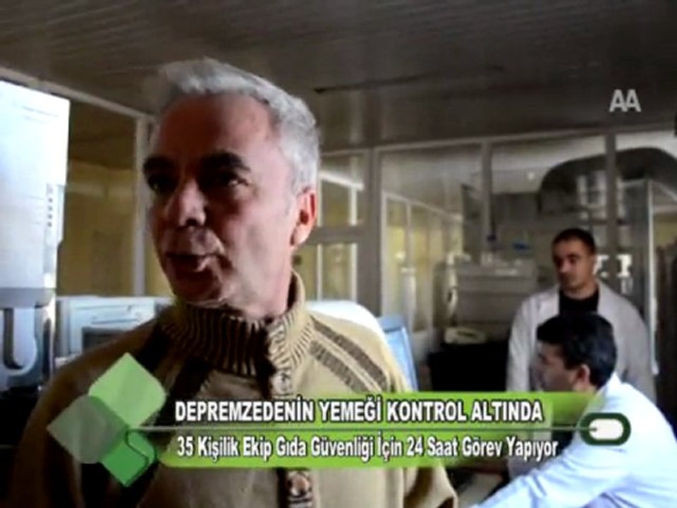 DEPREMZEDENİN YEMEĞİ KONTROL ALTINDA 12 12 2011