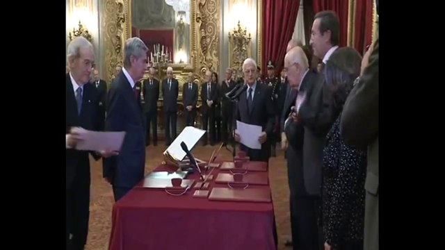 Napolitano - Incontro con il Giudice della Corte Costituzionale Mario Rosario Morelli