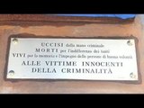 Napoli - Vittime innocenti, inaugurata la 