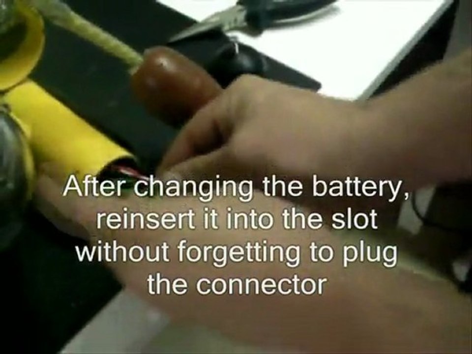 Changing a battery