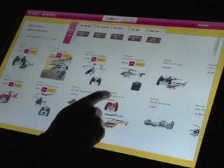 Bornes tactiles e-commerce King Jouet