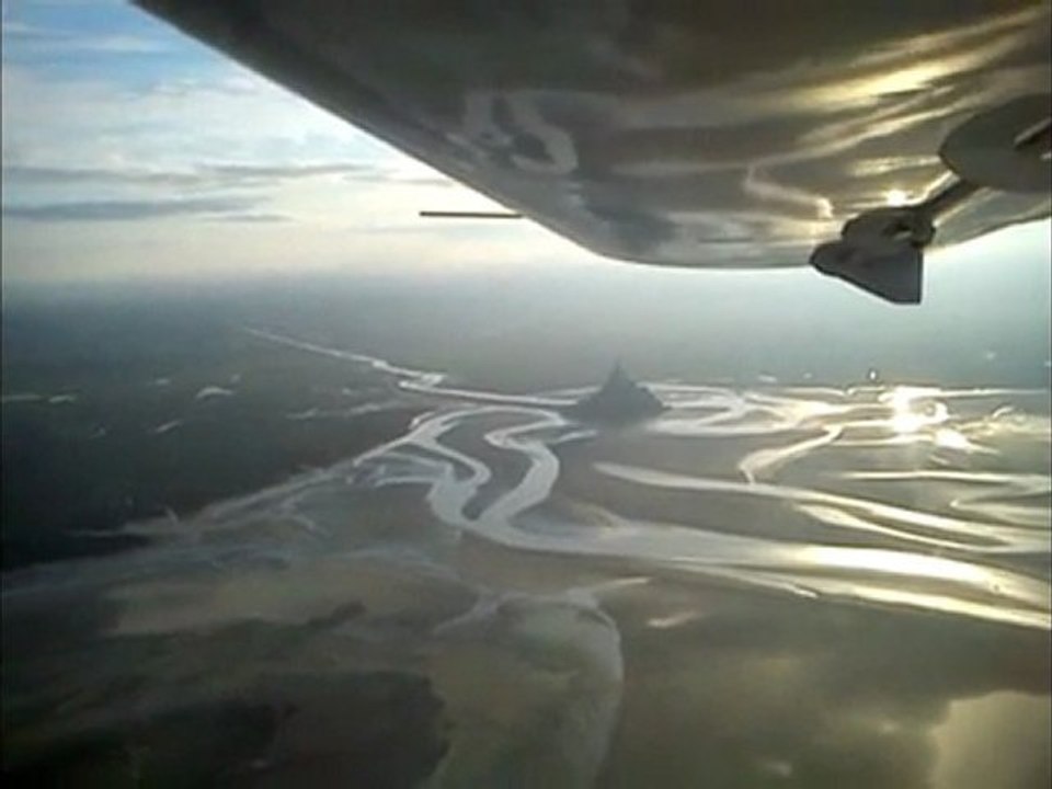 Vol vers le Mont Saint Michel