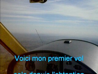 Premier vol solo