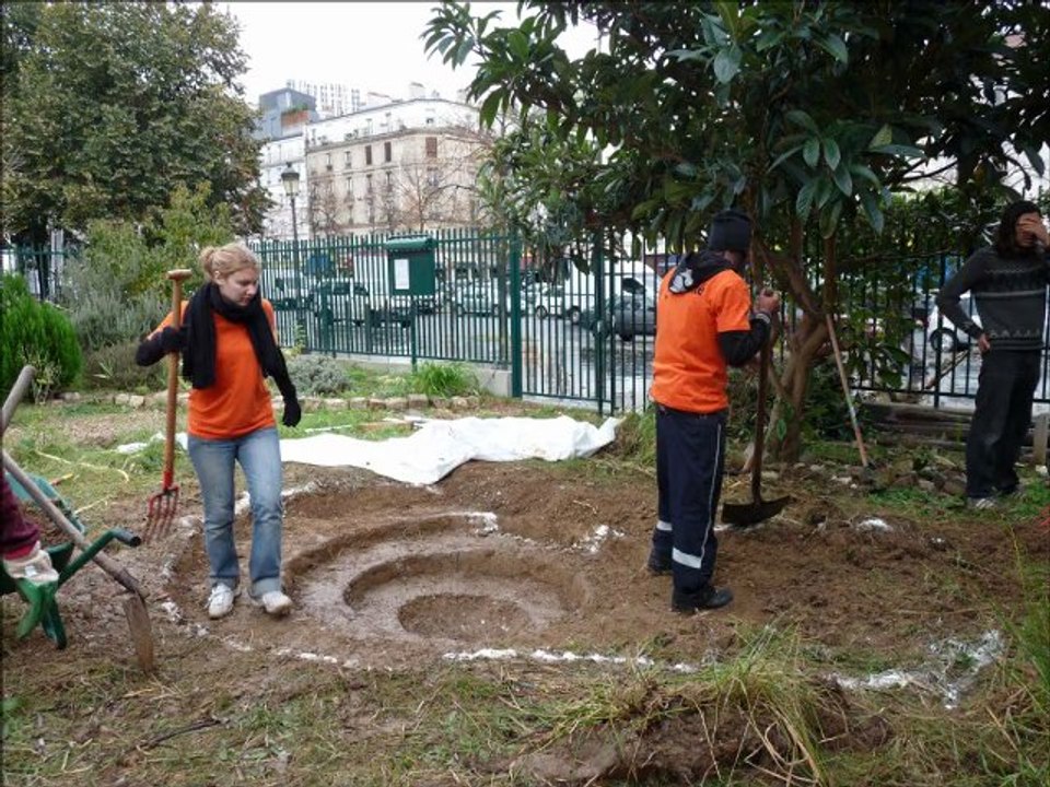 Chantier serre aux légumes
