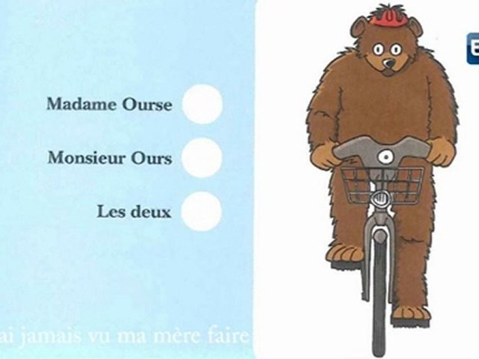 "Je n'ai jamais vu ma mère faire du vélo"