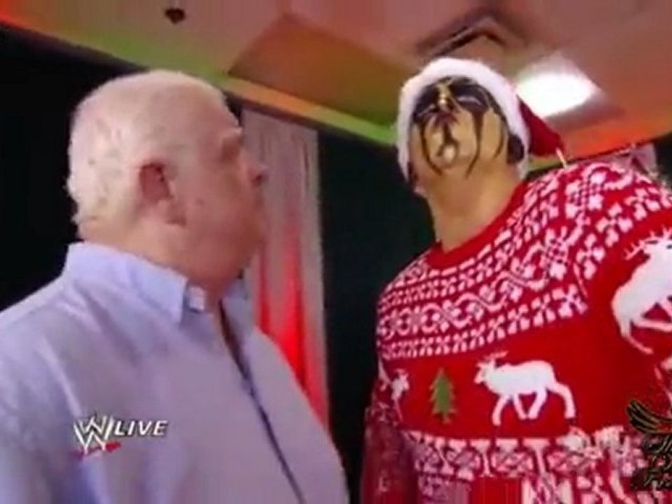 Goldust at Foley's Christmas Party - 12/2/11