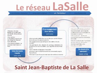 réseau La Salle, une présentation rapide