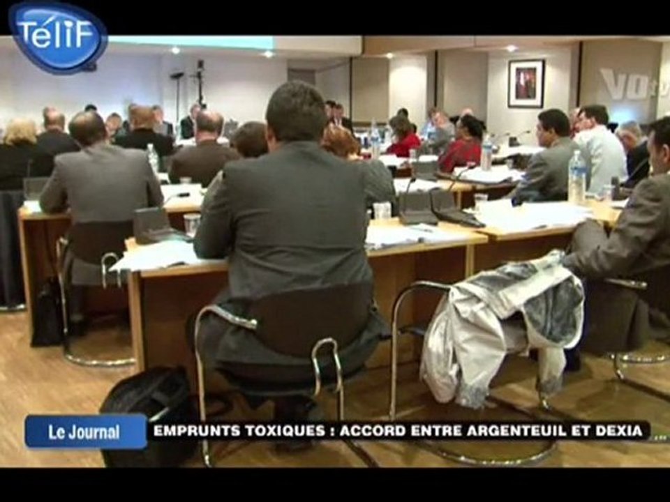Emprunts toxiques : accord entre Argenteuil et Dexia
