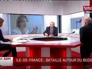 LE 22H,Jean-Paul Huchon et Samina Ali