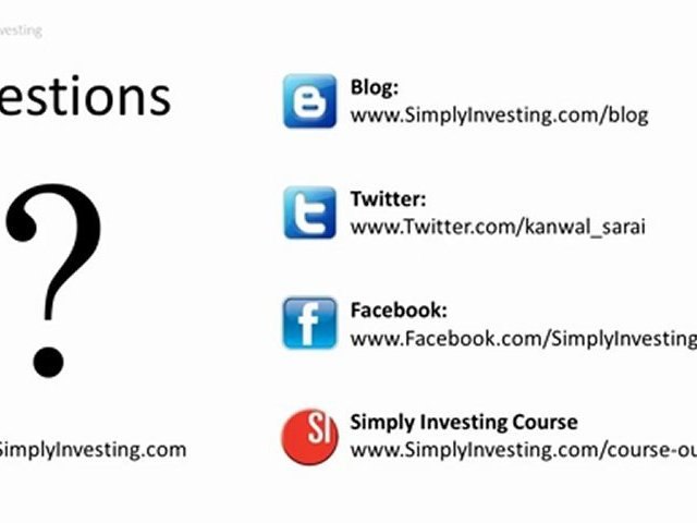 Simply Investing Webinar Part 5 of 5, Investing Course