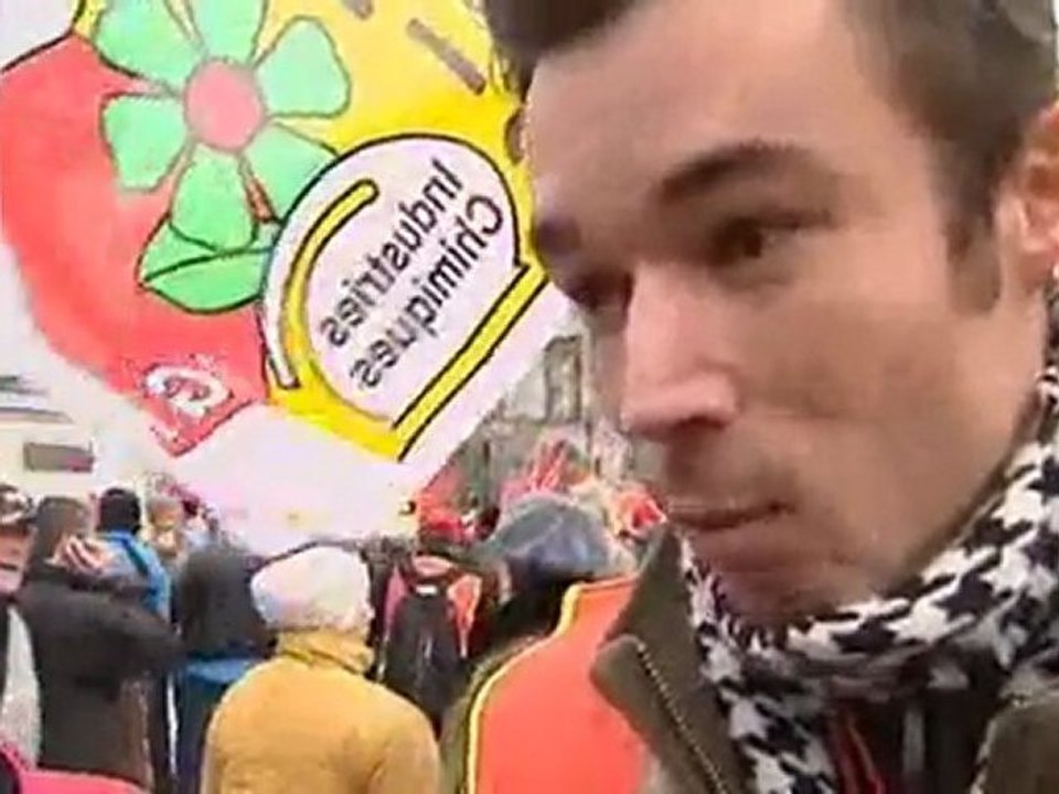 Manifestation contre l'austérité  à Clermont