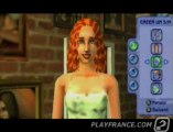 Les Sims 2 (PSP) - L'éditeur de personnages du jeu.