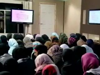 Gulshan-e-Waqfe Nau (Nasirat) Class: 24th January 2010 - Part 1  (Urdu)