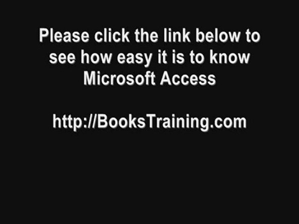 Microsoft Access Courses. MS Access Training Course