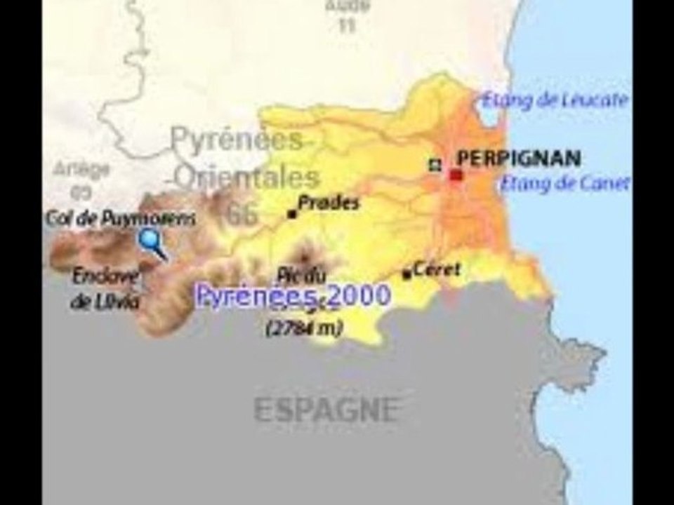 Pyrenees 2000 Bolquere ski location