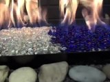 Carmichael Fireplace Low Cost UPGRADE Gas Log, Bead, Glass Options