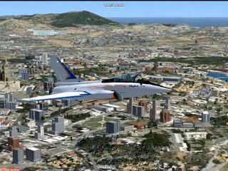 FSX Un rafale sur Marseille