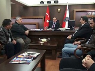 Sanlıurfa Gazeteciler Cemiyetinden emniyet müdürüne ziyaret