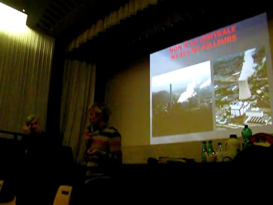 Audierne 9  réunion publique projet de cccg (Centrale Gaz Electrique)