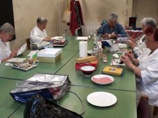 Les ateliers libres du vendredi matin - Les Arts Plastiques de Saint-Benoît près de Poitiers - Peinture Aquarelle Dessin Pastel Porcelaine