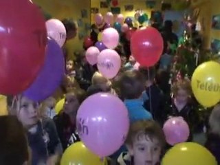 TELETHON 2011 : Lacher de ballons à Saint Vigor le Grand (Calvados-14)