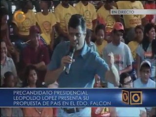 López: Tenemos como prioridad que en Venezuela se pueda salir a la calle en paz