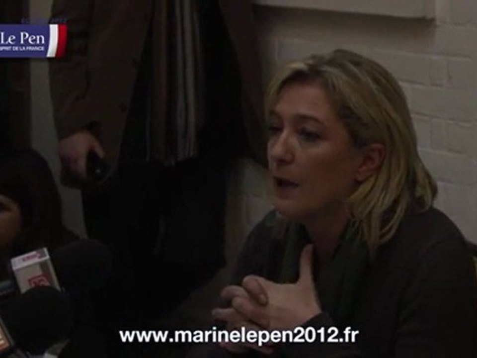 Corruption socialiste : Marine Le Pen réclame une opération "mains propres" dans le Nord-Pas de Calais