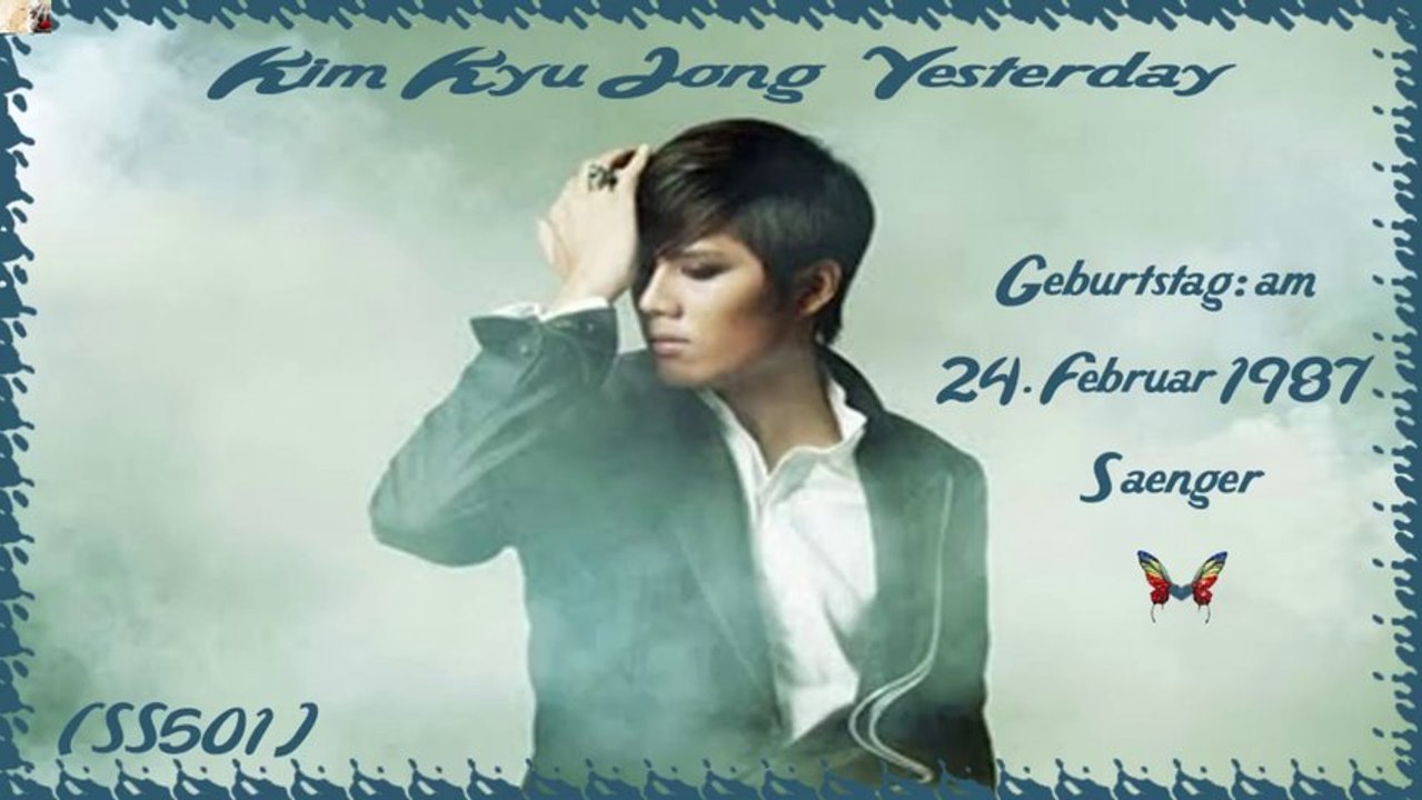 Kim Kyu Jong (SS501) – Yesterday [German sub] MV