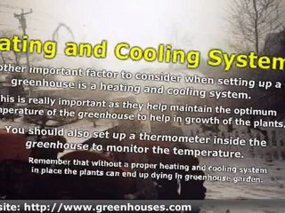 Greenhouse Gardening -Factors