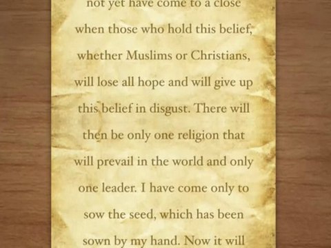 Masih-e-Maud Day: Writings of the Promised Messiah (as) - Part 3 (English)