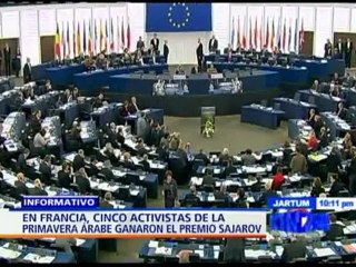 Cinco activistas de la Primavera Árabe ganaron el premio Sarajov en Francia - NTN24.com