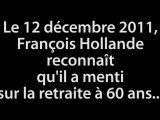 Retraites : les mensonges de François Hollande