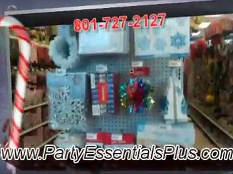 Holiday Party Supplies- Christmas Supplies Utahrties Utah