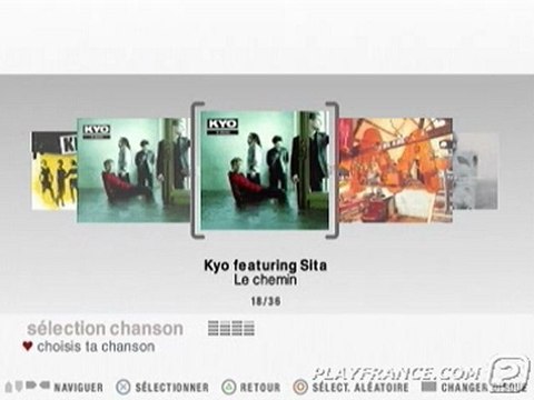 Singstar Rocks ! (PS2) - Tracklisting du jeu.