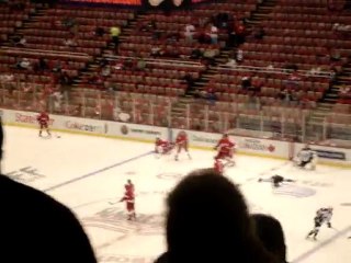 Detroit Red Wings - Colorado Avalanche: "warm-up"