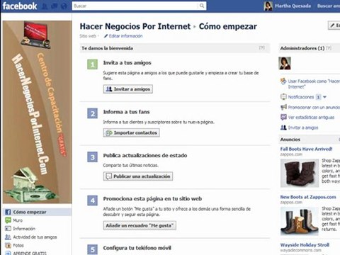 Cómo crear una Página de Fans Profesional y Vendedora