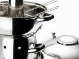 7-tlg. Fondue Set Chinese